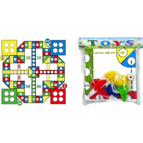 Juego de Mesa Ludo Parchís Clásico en Bolsa por mayor Jugueteria por mayor
