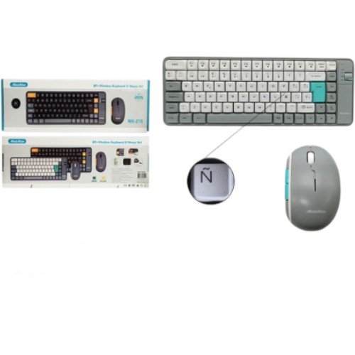Juego de teclado y ratón inalámbrico de modo dual (Bluetooth+)  WB-215 por mayor Electrónica por mayor