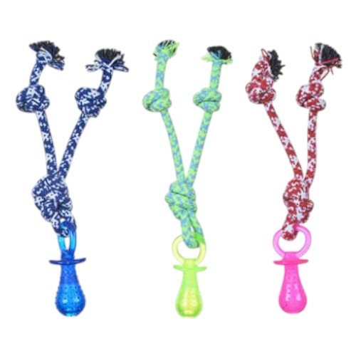 JUGUETE DE CUERDA DE 3 NUDOS por mayor - Mascotas por mayor