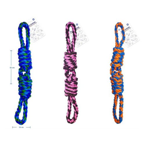 JUGUETE DE CUERDA TRENZADA por mayor Mascotas por mayor