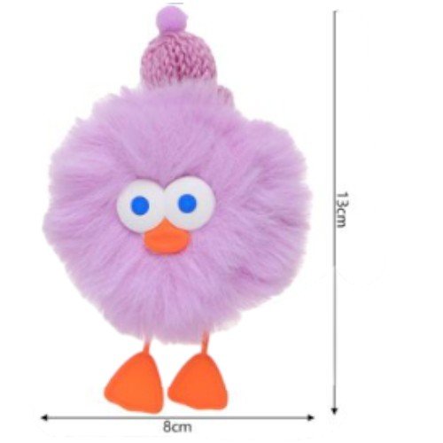 Juguete de Felpa Esférico con Forma de Pollito, Gorro de Lana y Patas de Goma para Gatos por mayor Mascotas por mayor