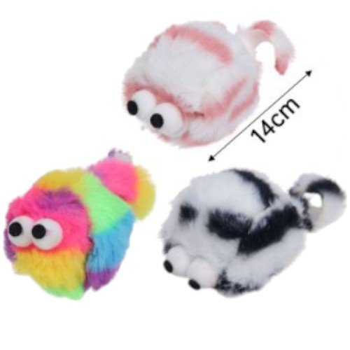 Juguete de Felpa Suave con Diseño de Criatura Fantástica y Ojos Saltones para Gatos por mayor Mascotas por mayor