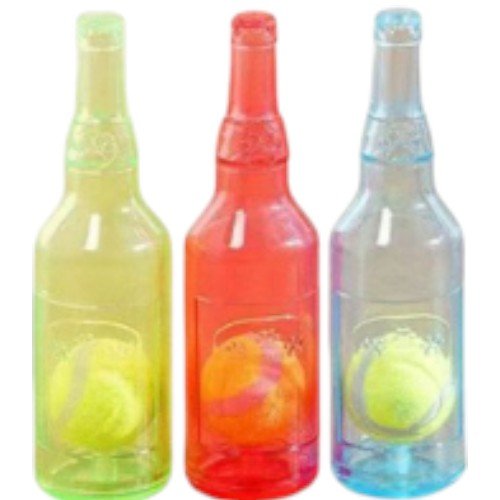 Juguete Interactivo para Perros en Forma de Botella Traslúcida con Pelota Interna por mayor Mascotas por mayor