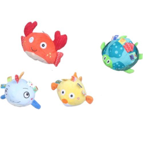 Juguetes de Peluche para Mascotas con Diseños de Fauna Marina y Etiquetas Sensoriales por mayor - Mascotas por mayor