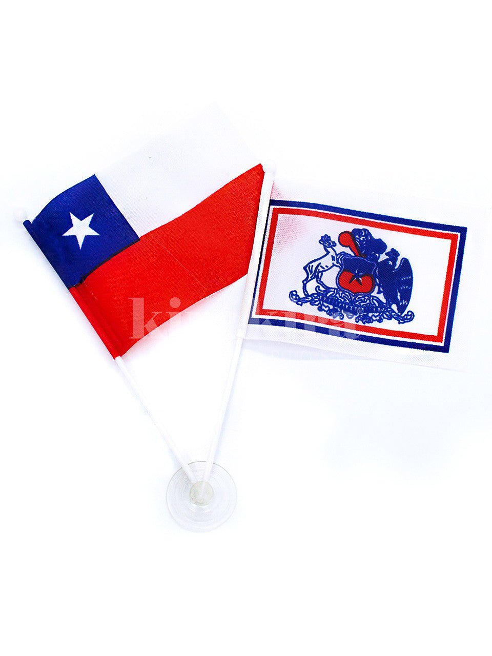 Bandera chupete chile y escudo 9 x 6.5 cm 12 unidades mayorista — imagen 3