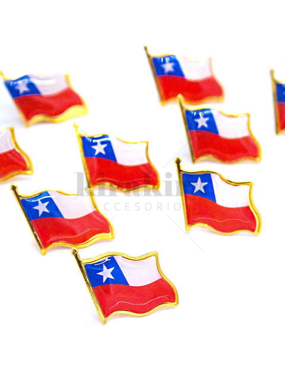 Pin bandera chile 12 unidades - s mayorista — imagen 2