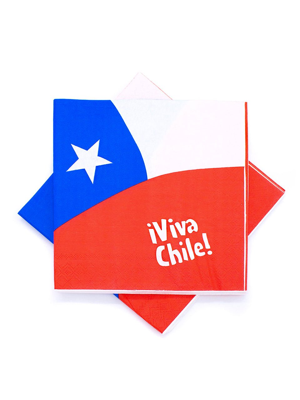 SERVILLETAS FIESTAS PATRIAS VIVA CHILE 20 PZA por mayor en Chile
