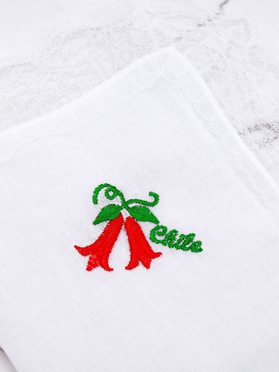 Pañuelo estampado copihue mayorista — imagen 3