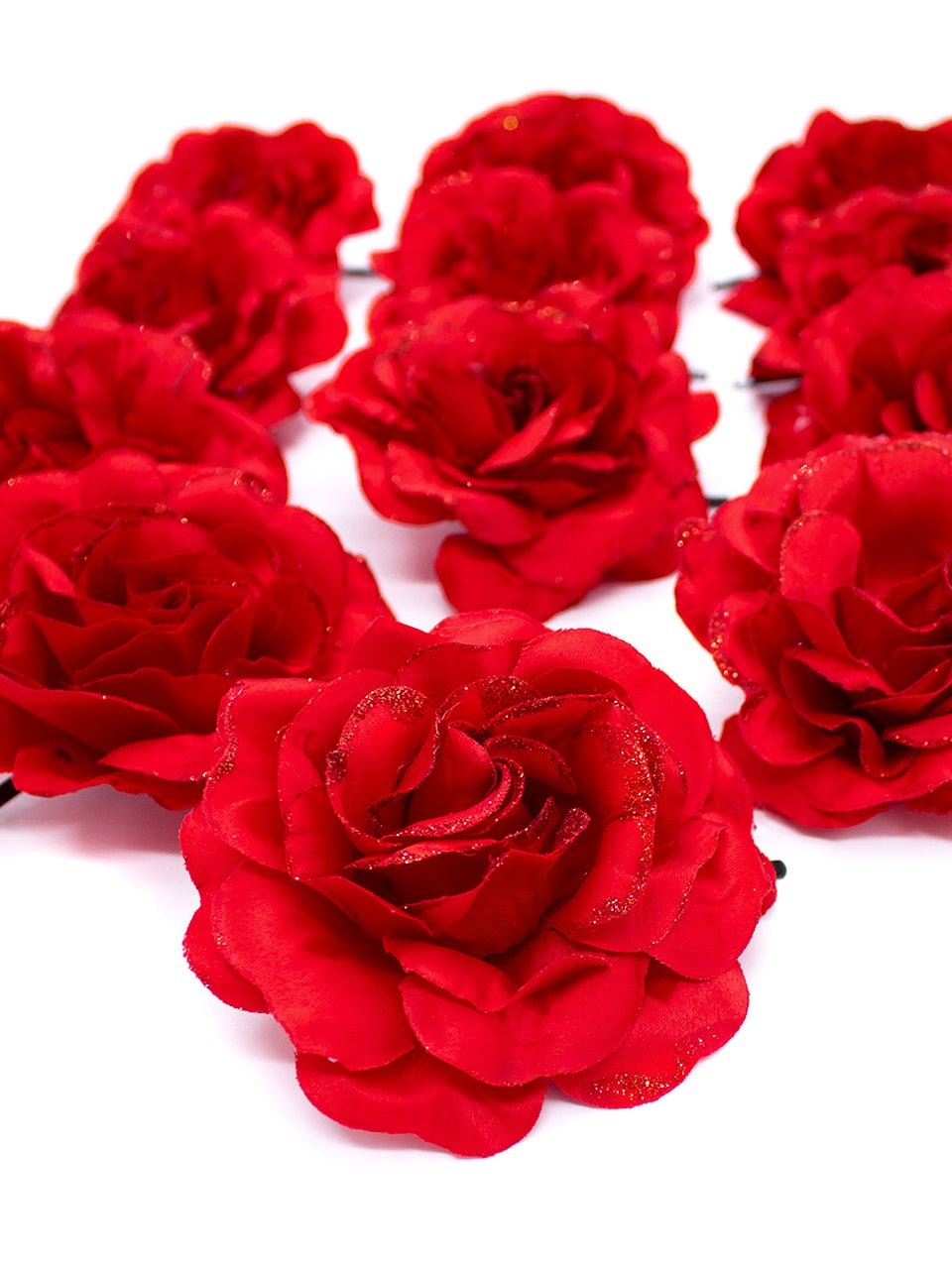 Pinche rosa rojo 12 unidades - s(10cm) mayorista — imagen 4