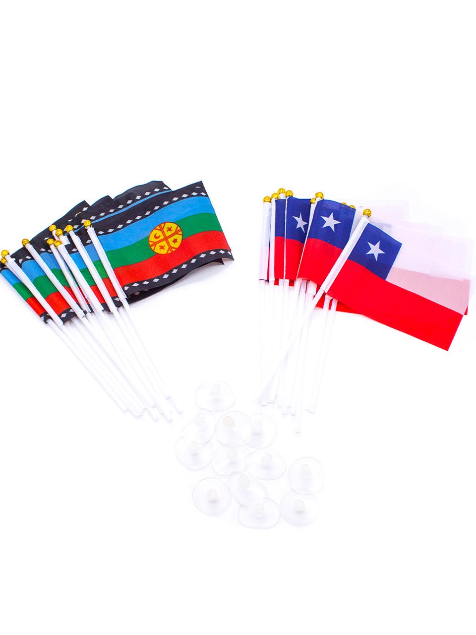 Bandera chupete chile y mapuche mayorista — imagen 3
