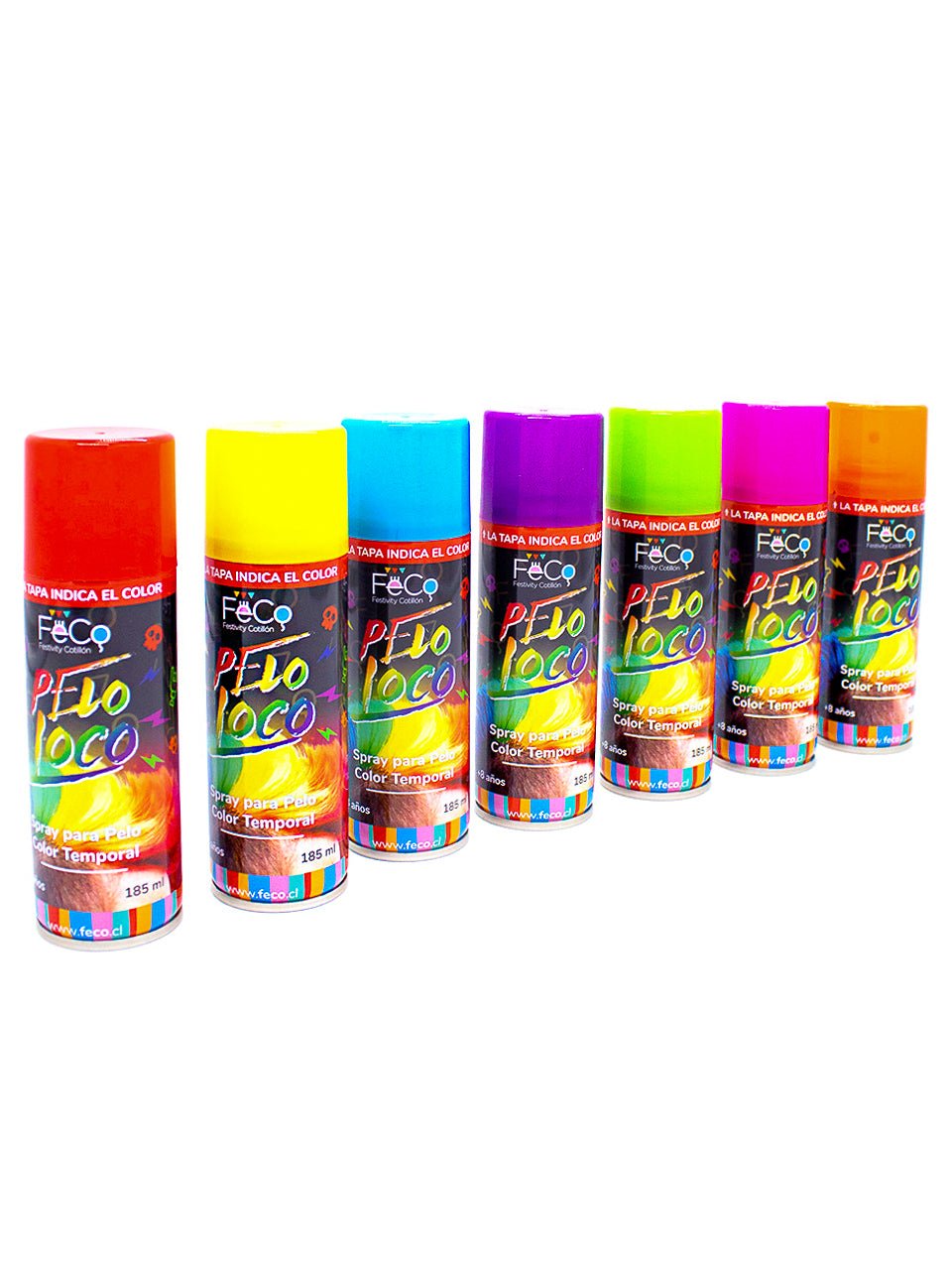 Pintura pelo spray 185 ml 48 unidades mayorista — imagen 10