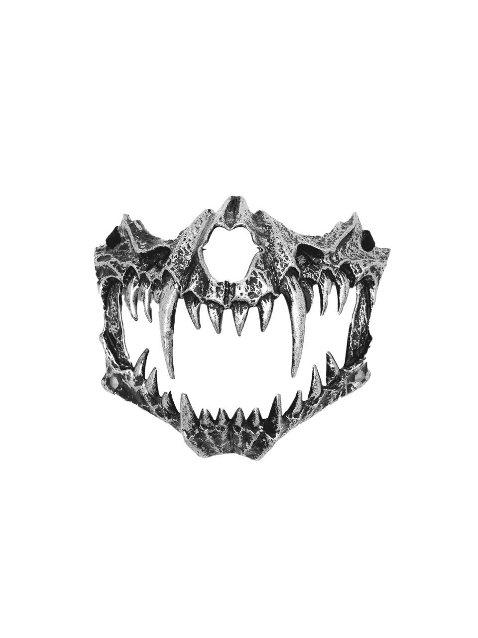Mascara plastica metal mouth 1 unidad - dorado mayorista — imagen 3