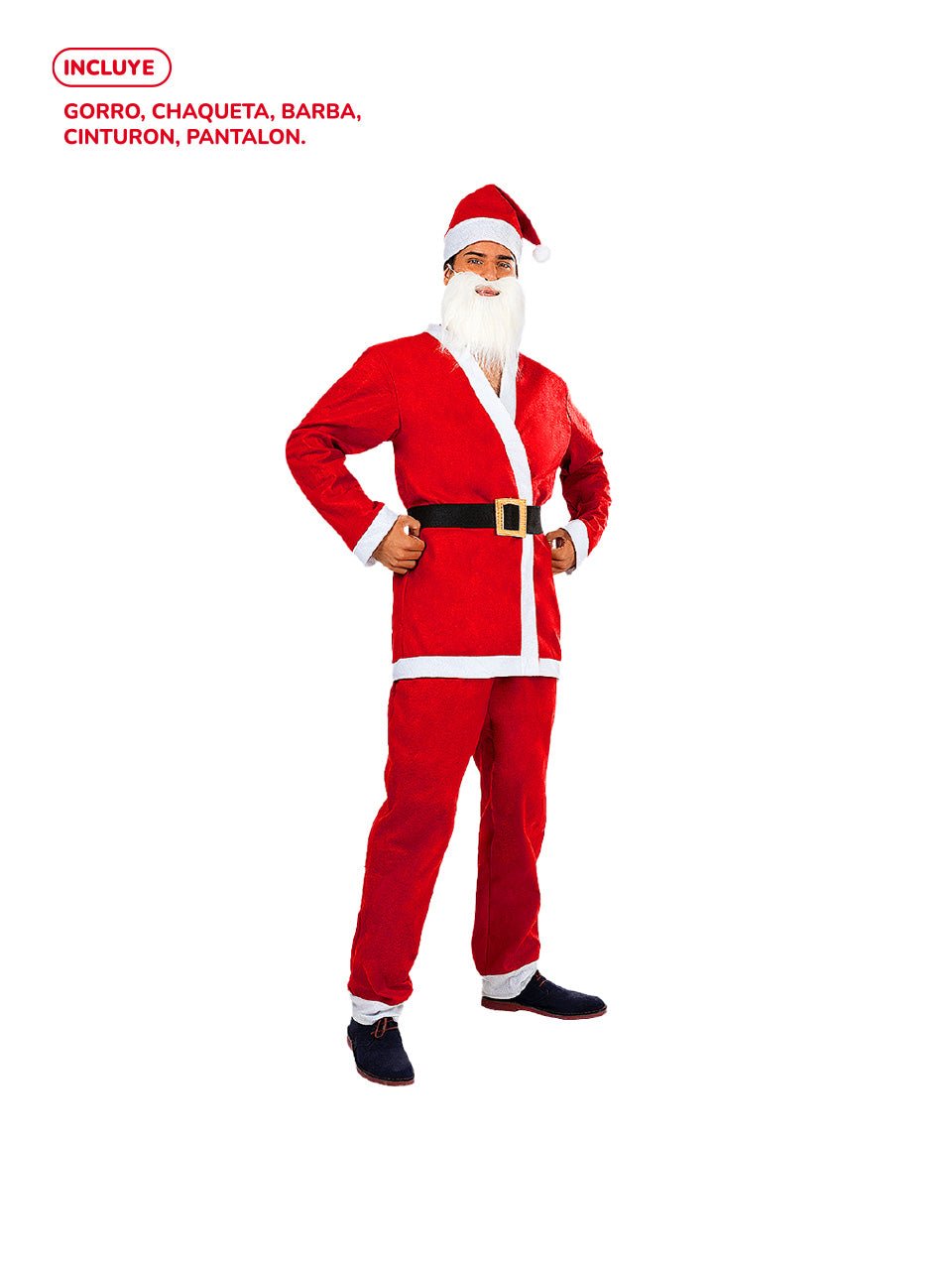 Traje Viejito Pascuero Adulto 1 Unidad - XL XL por mayor en Chile