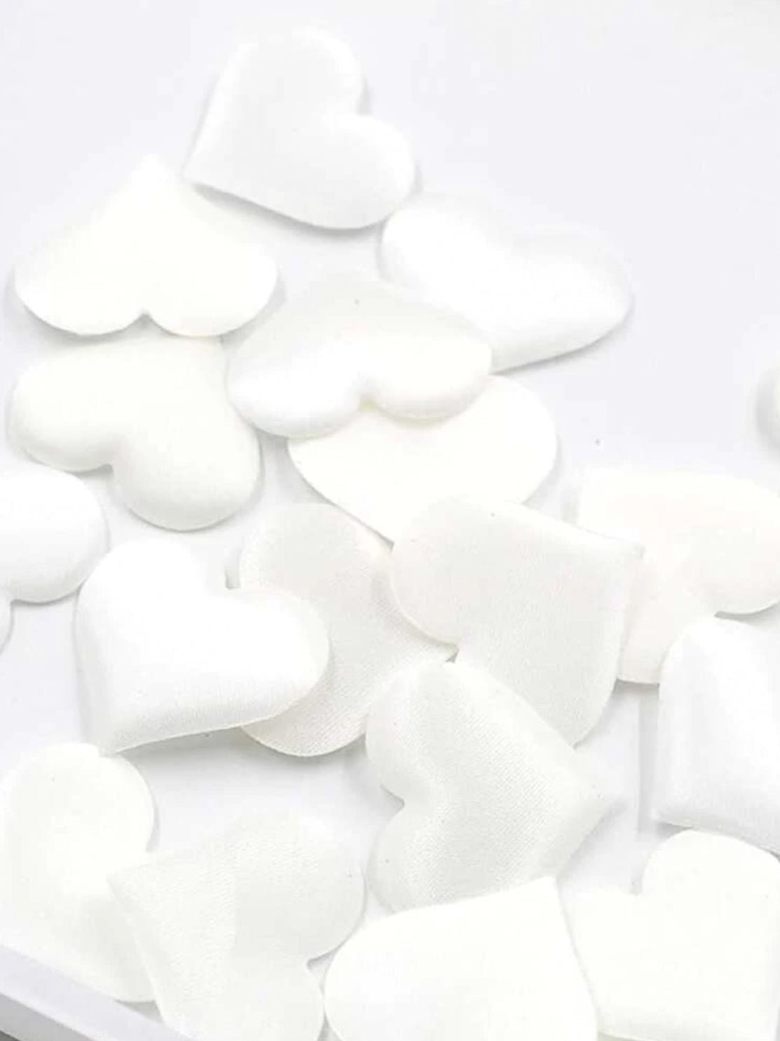 Petalos En Forma Corazon Blanco 25 / 50 Y 100 Piezas - 5cm/25pcs 5cm/25pcs por mayor en Chile