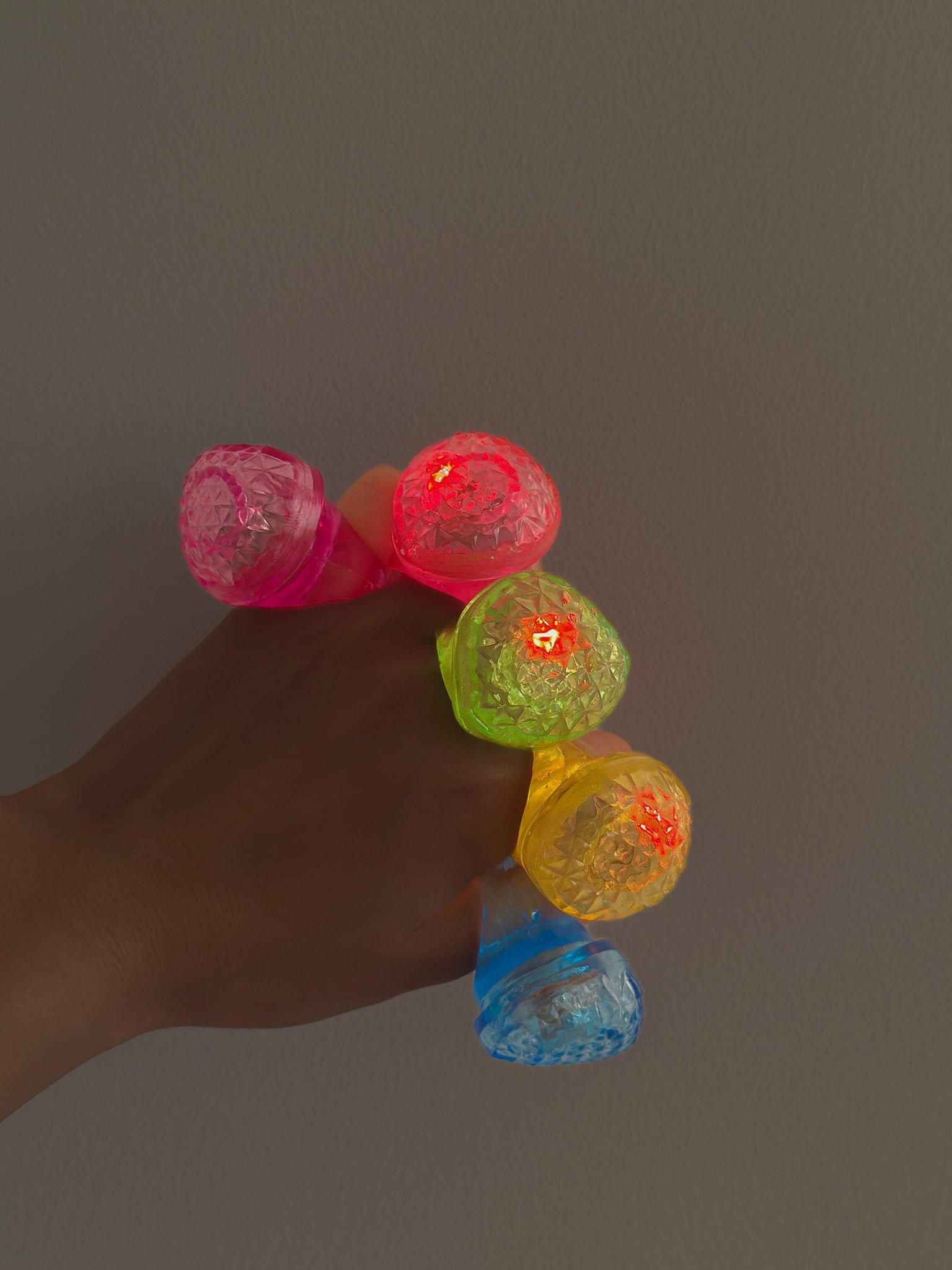 Anillo Luminoso Led Cristal 60 Unidades por mayor en Chile