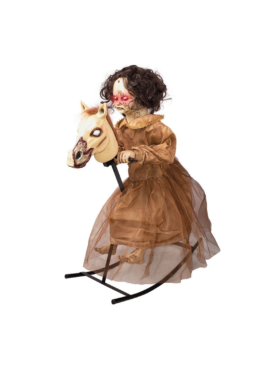 Muñeca Poseida con Caballo Animatronics Halloween por mayor en Chile