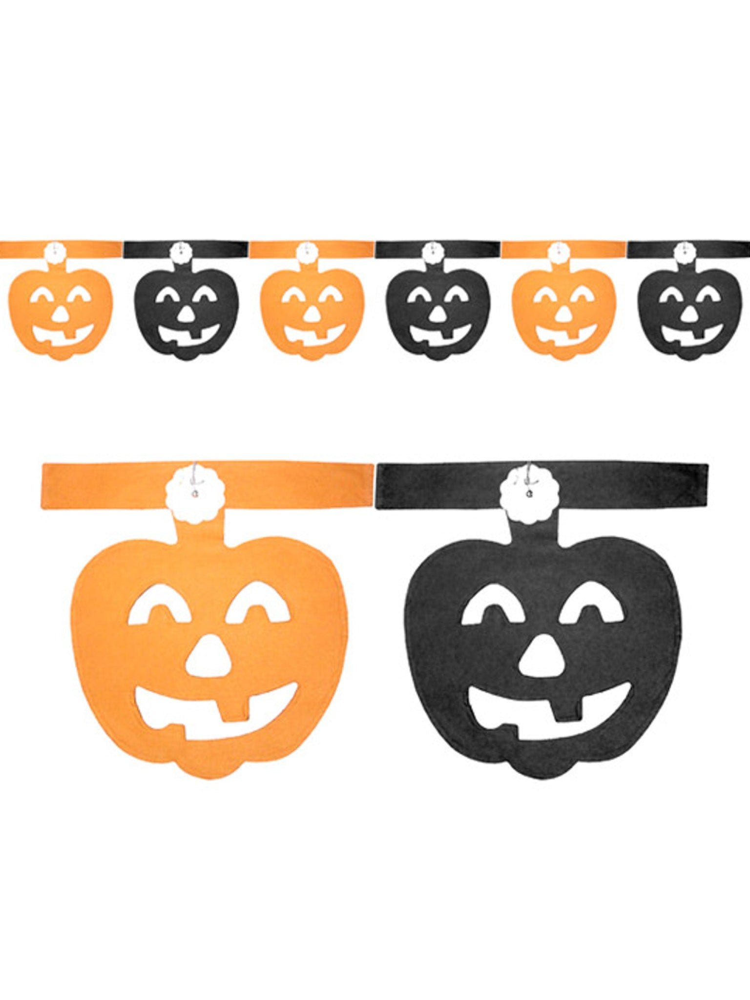 Guirnalda Halloween Calabaza Chica 15 Cm X 2 Metros 1 Unidad 15 cm por mayor en Chile