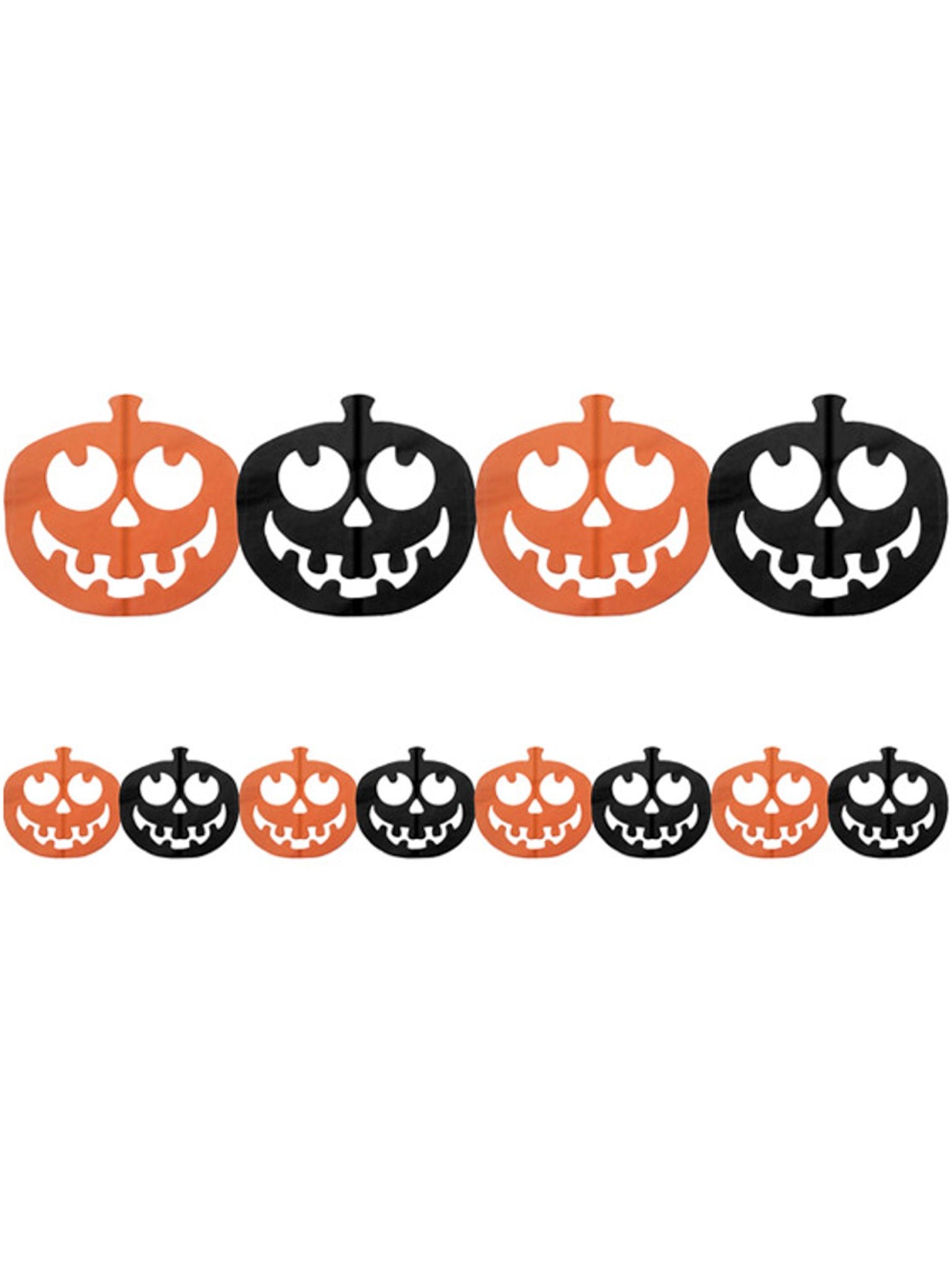 Guirnalda Halloween Calabaza Mediana 20 Cm X 2 Metros 1 Unidad 20 cm por mayor en Chile