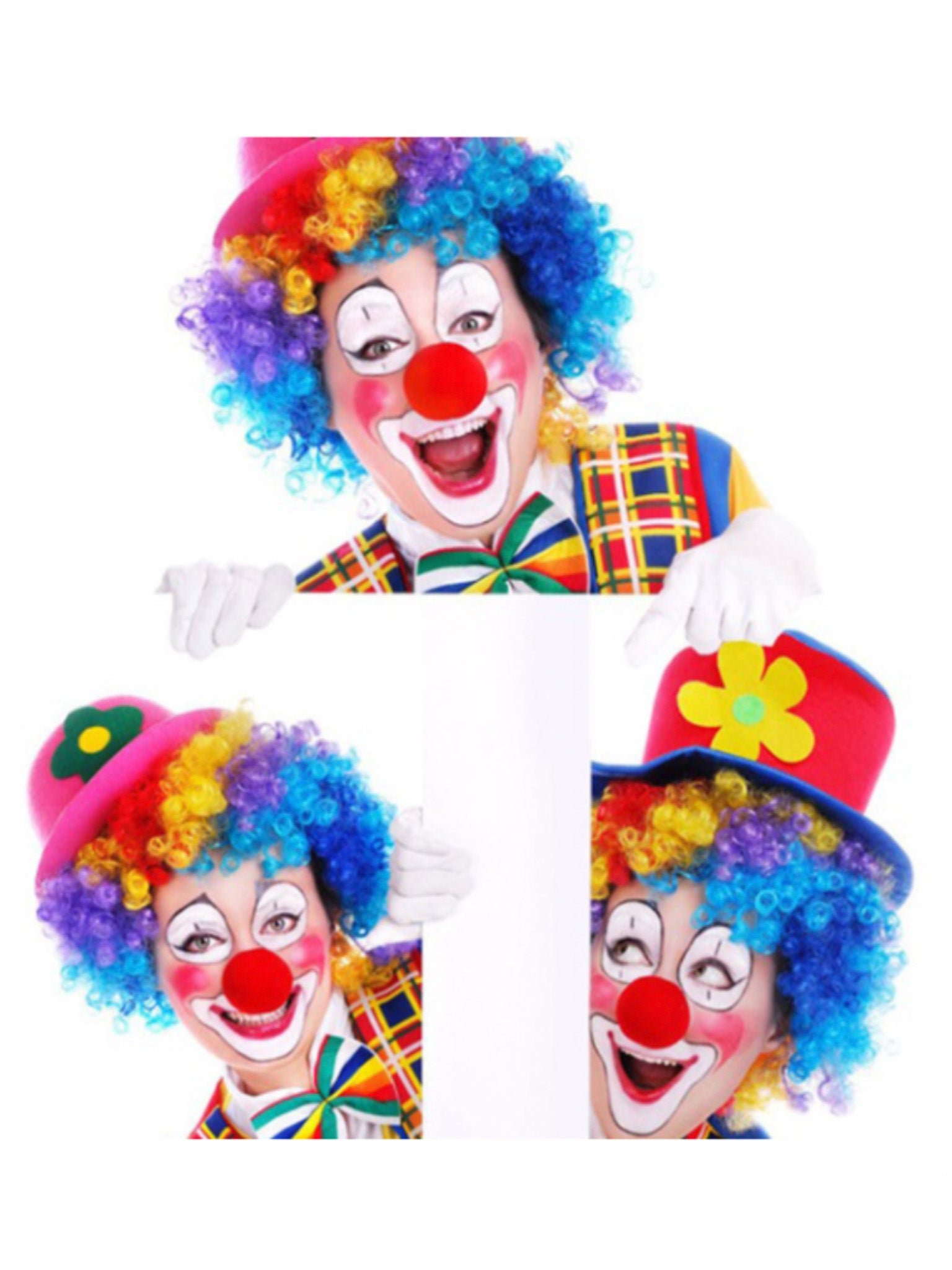 Nariz Payaso Esponja Roja 12 Unidades por mayor en Chile