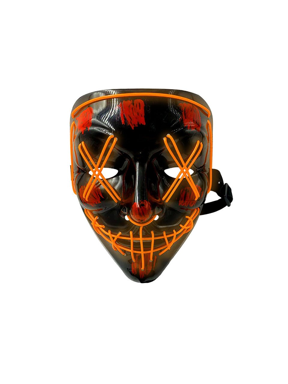 Mascara led purga 1 unidad - naranja fluor mayorista — imagen 4