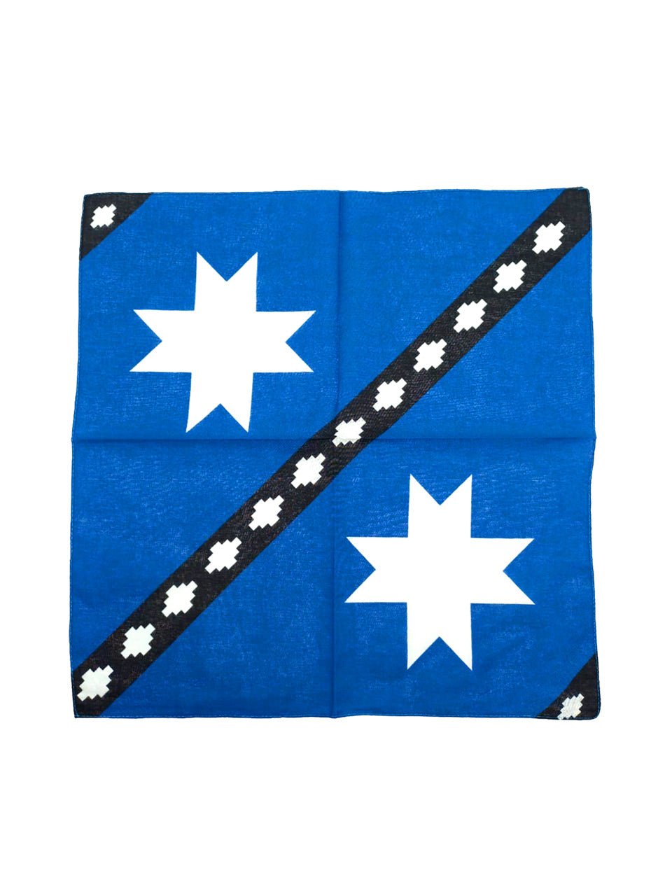 Pañoleta mapuche azul mayorista — imagen 2