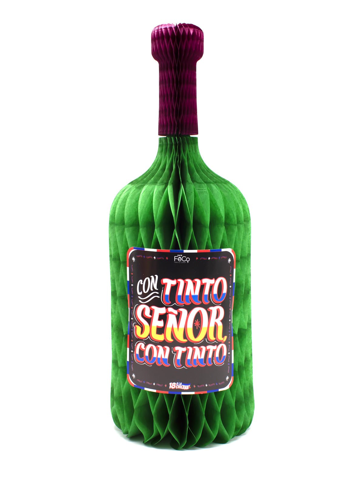 BOTELLA DE VINO DE PAPEL 24 X 67 CM por mayor en Chile