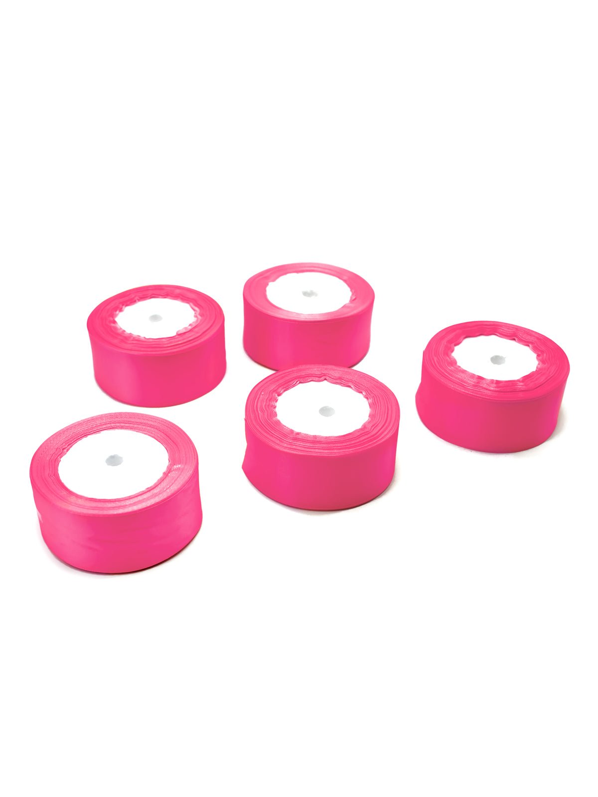 Cinta satin 4 cm x 22.8 metros 5 piezas - azul mayorista — imagen 3
