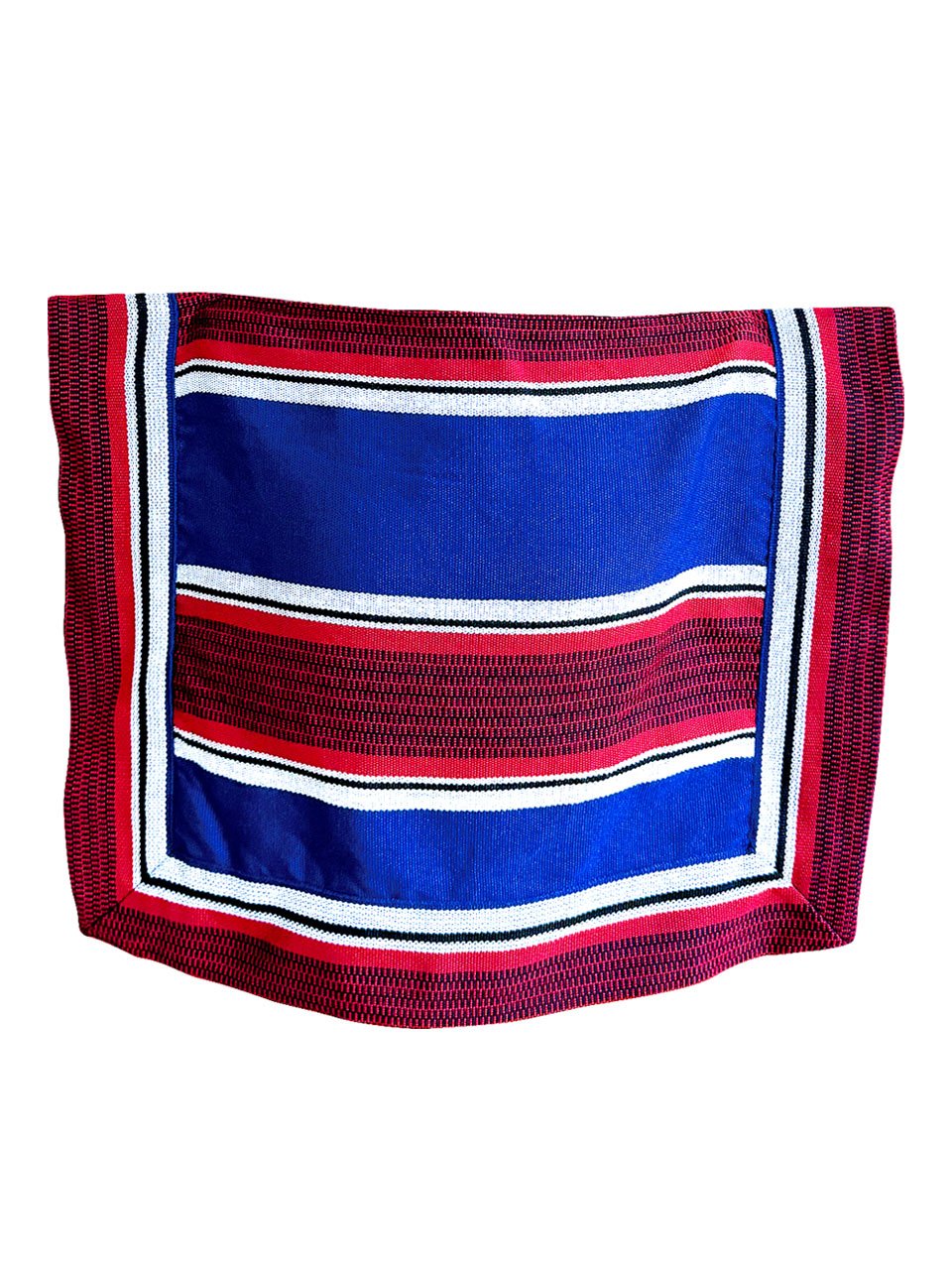 MANTA HUASO AZUL-ROJO 53 X 85 CM por mayor en Chile
