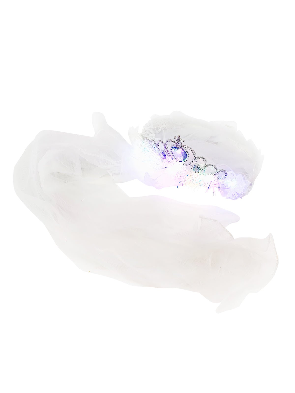 Cintillo corona led velo 1 unidad - rosado mayorista — imagen 2
