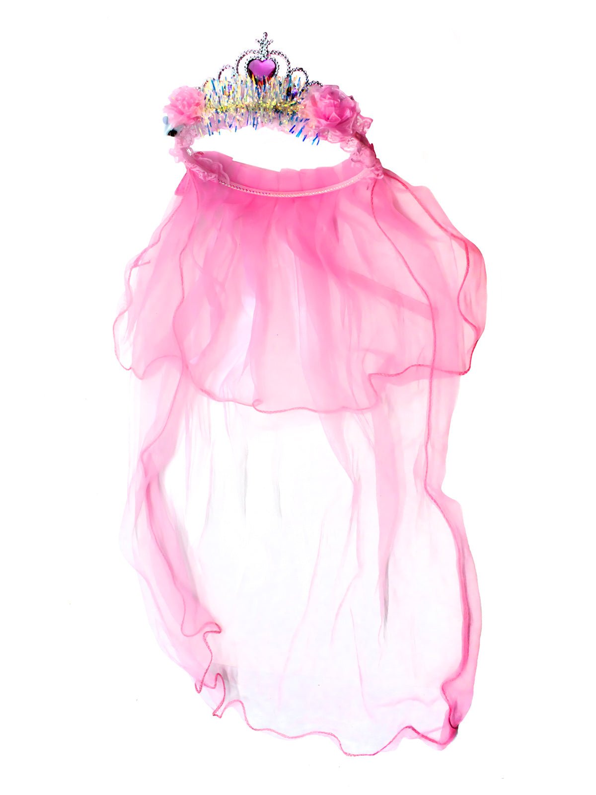 Cintillo corona led velo 1 unidad - rosado mayorista — imagen 3