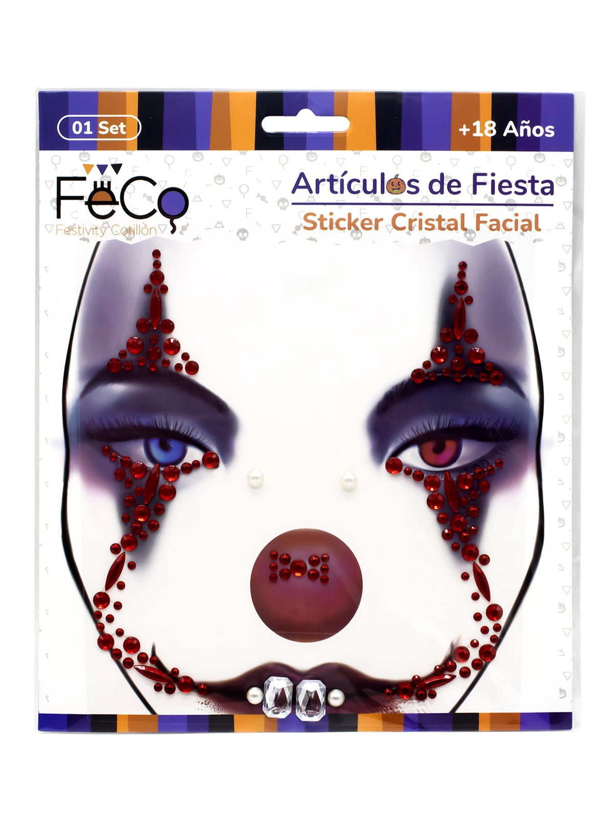 Adhesivo facial cristal 12 unidades mayorista — imagen 5
