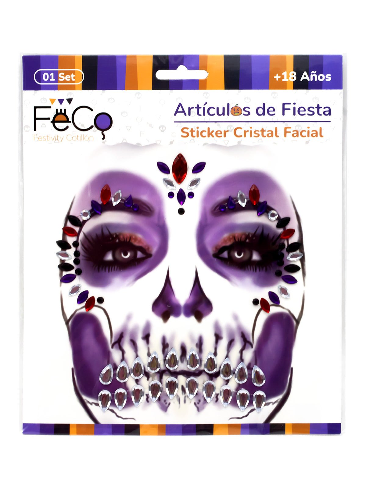 Adhesivo facial cristal 12 unidades mayorista — imagen 6