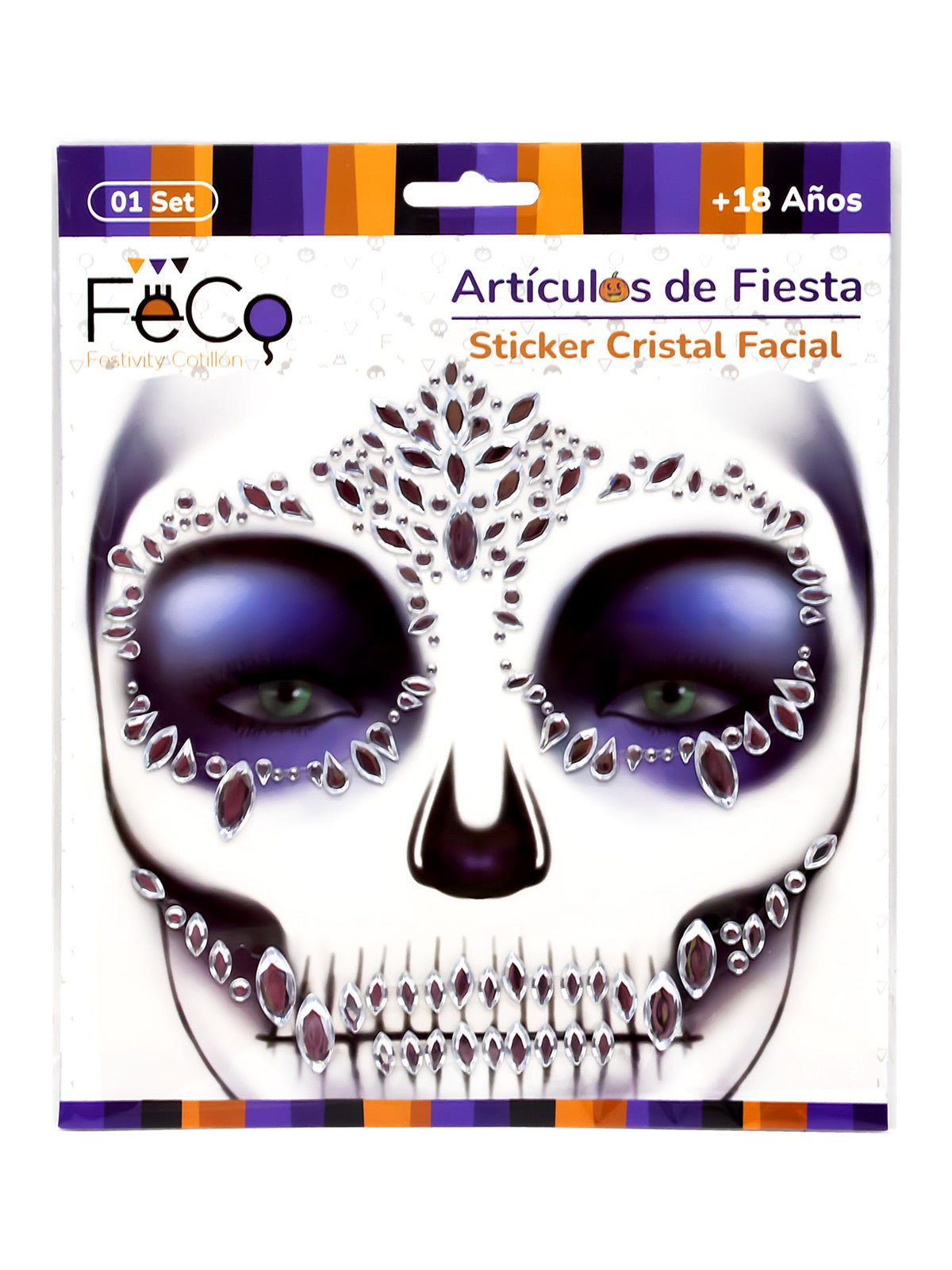 Adhesivo facial cristal 12 unidades mayorista — imagen 9