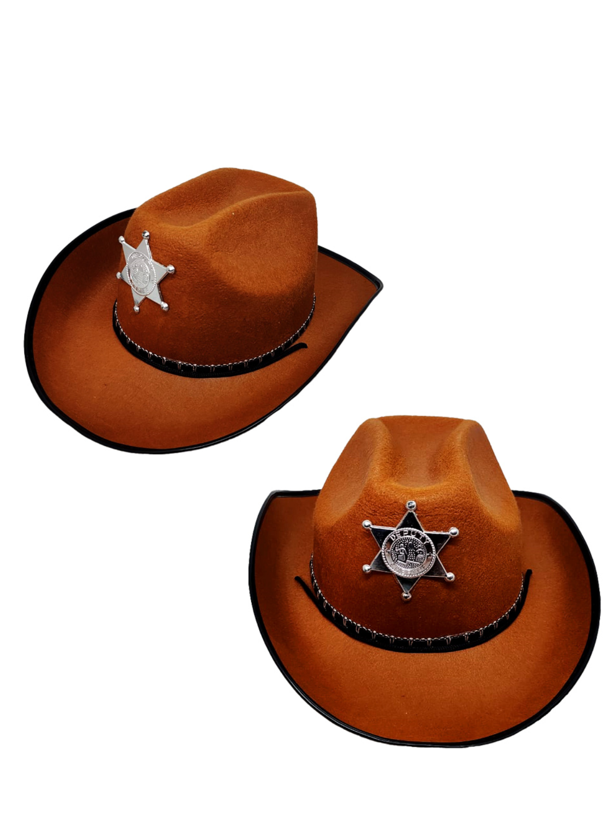 Sombrero vaquero sherif - brown mayorista — imagen 2
