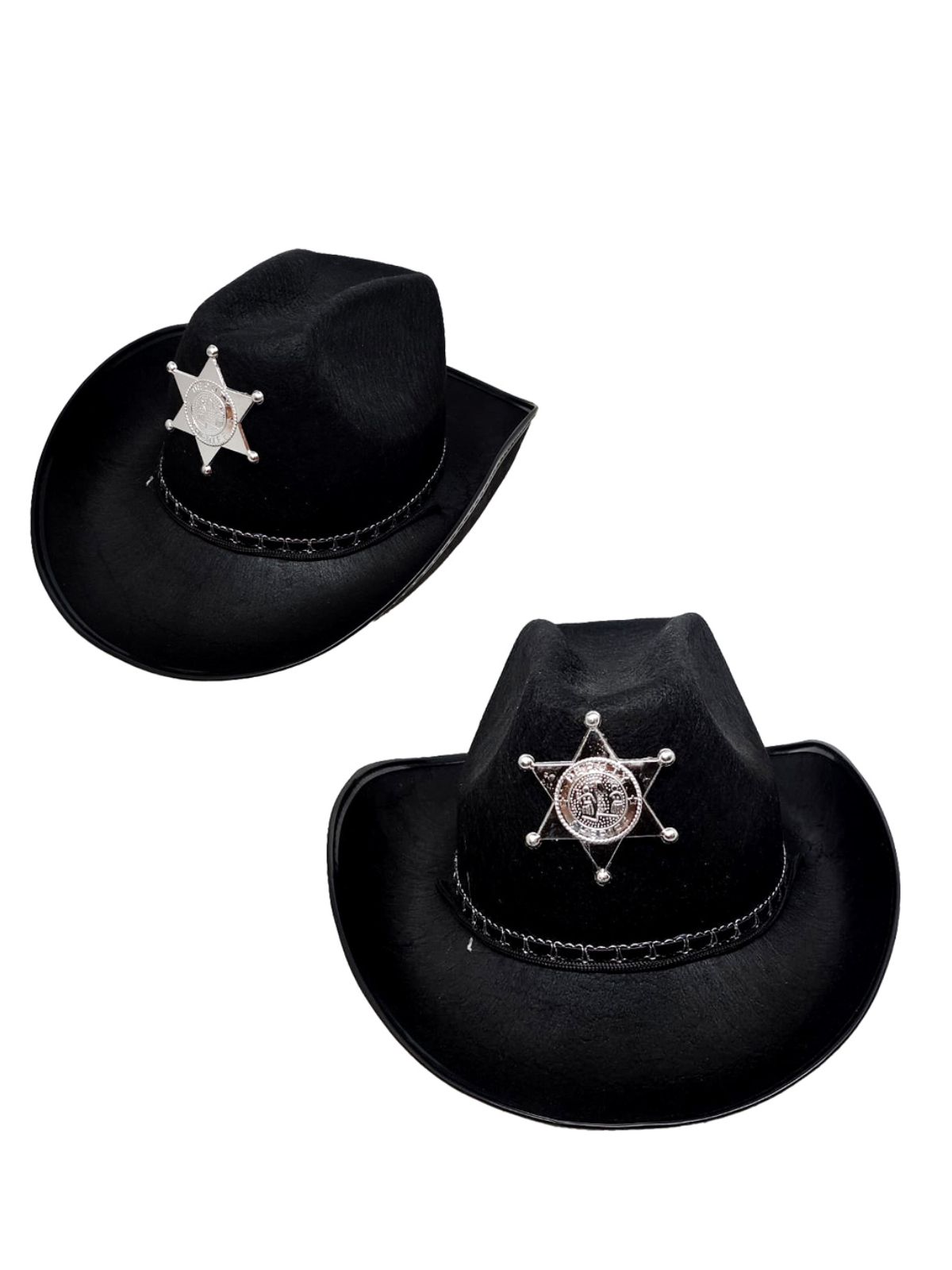 Sombrero vaquero sherif - brown mayorista — imagen 3