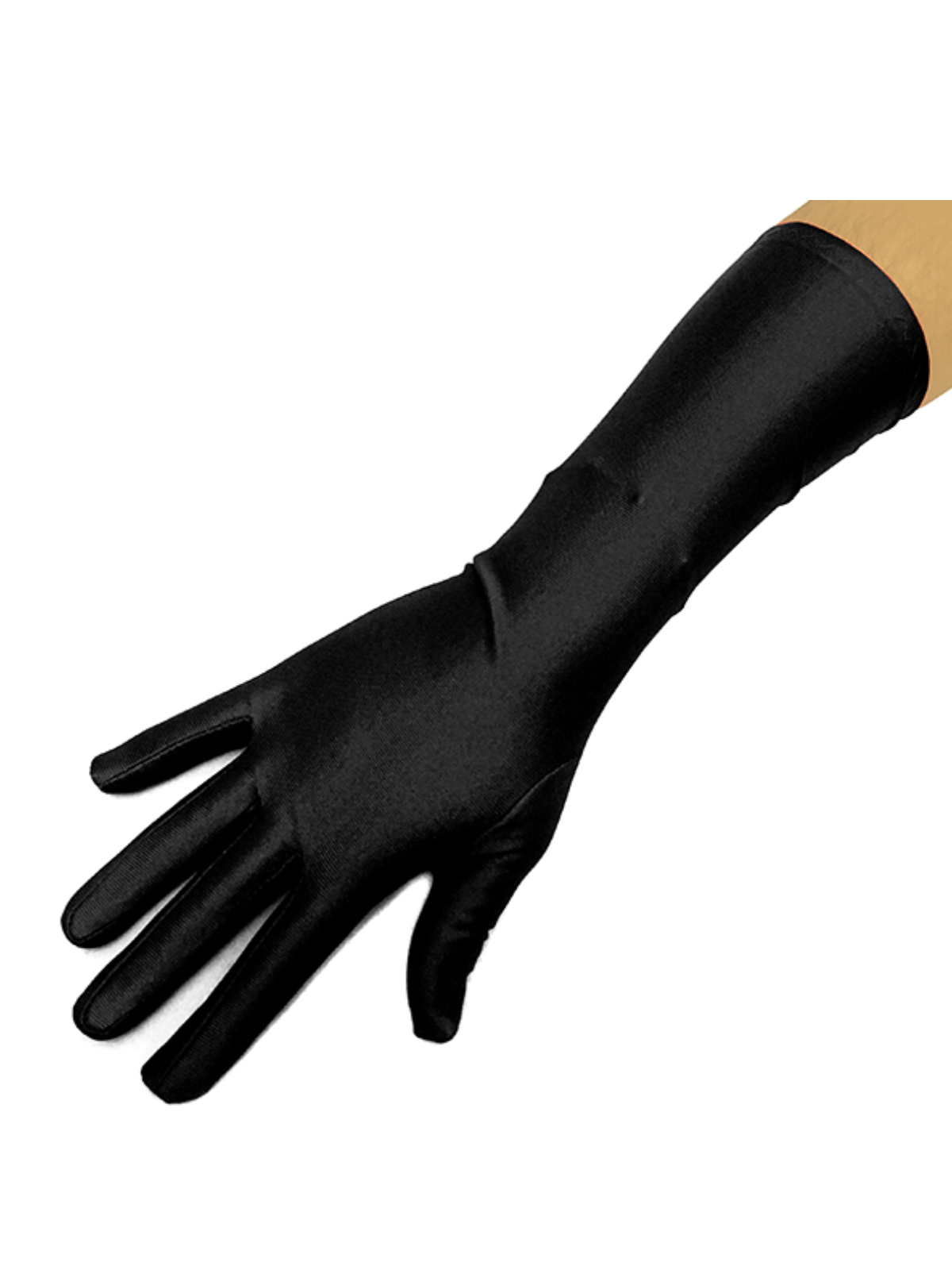 Guante liso medio 34 cm 1 par - red mayorista — imagen 2
