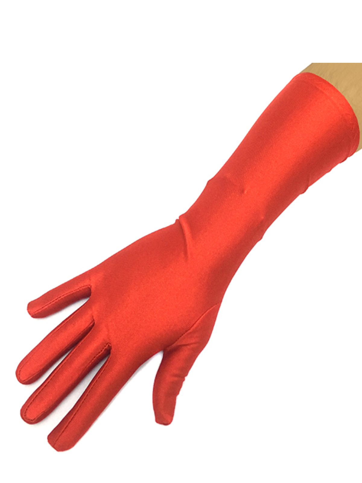 Guante liso medio 34 cm 1 par - red mayorista — imagen 4