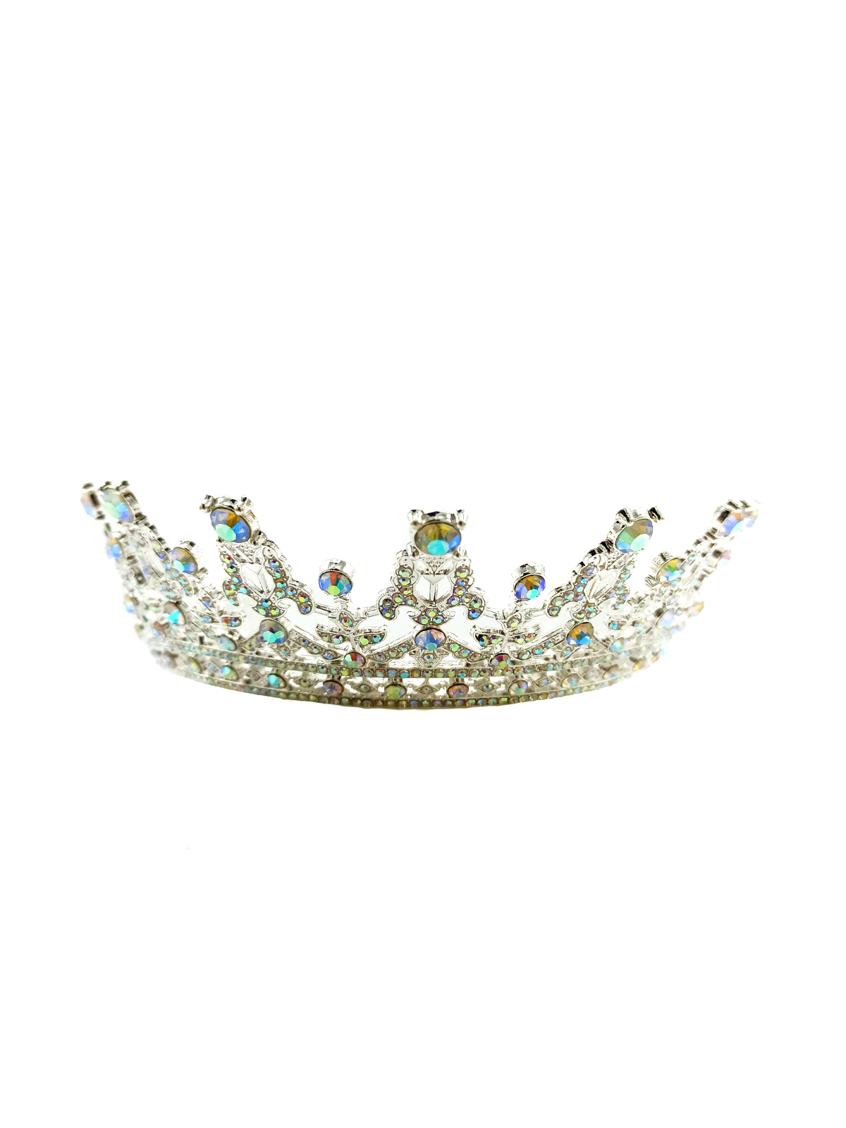 Corona tiara metálica reina 1 unidad - rose gold mayorista — imagen 4