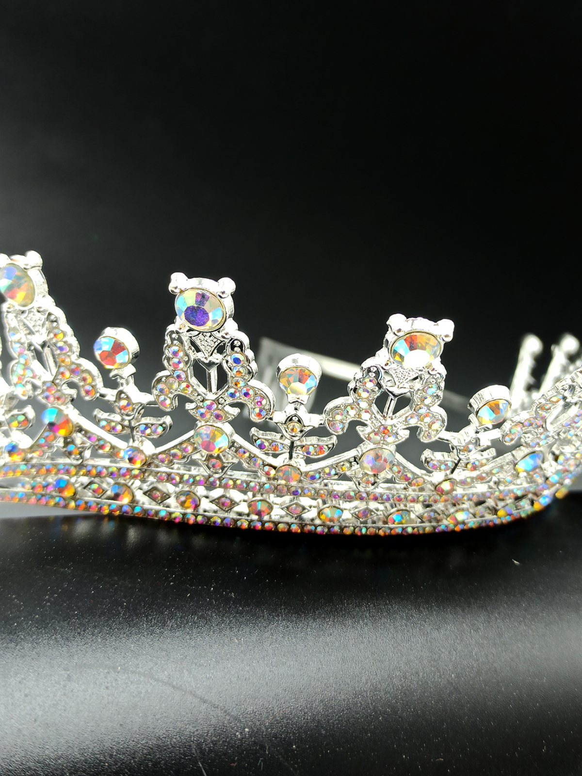 Corona tiara metálica reina 1 unidad - rose gold mayorista — imagen 5