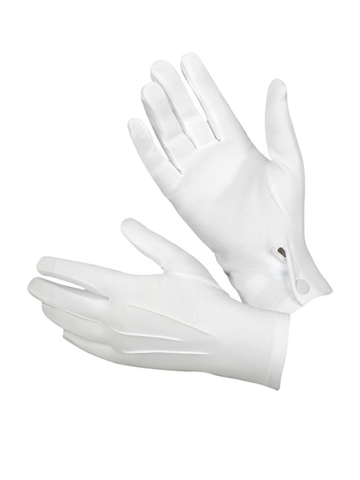 GUANTES BLANCOS GRANDES BOTON 10 PZA por mayor en Chile