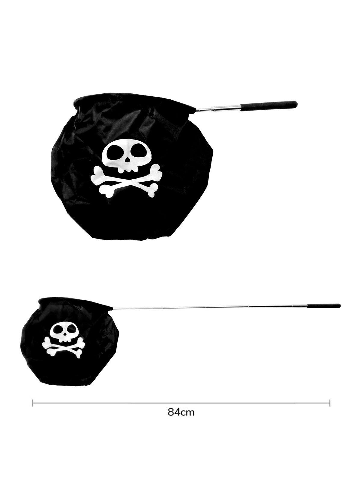 Stick retractil 84cm bolsa - calavera mayorista — imagen 2