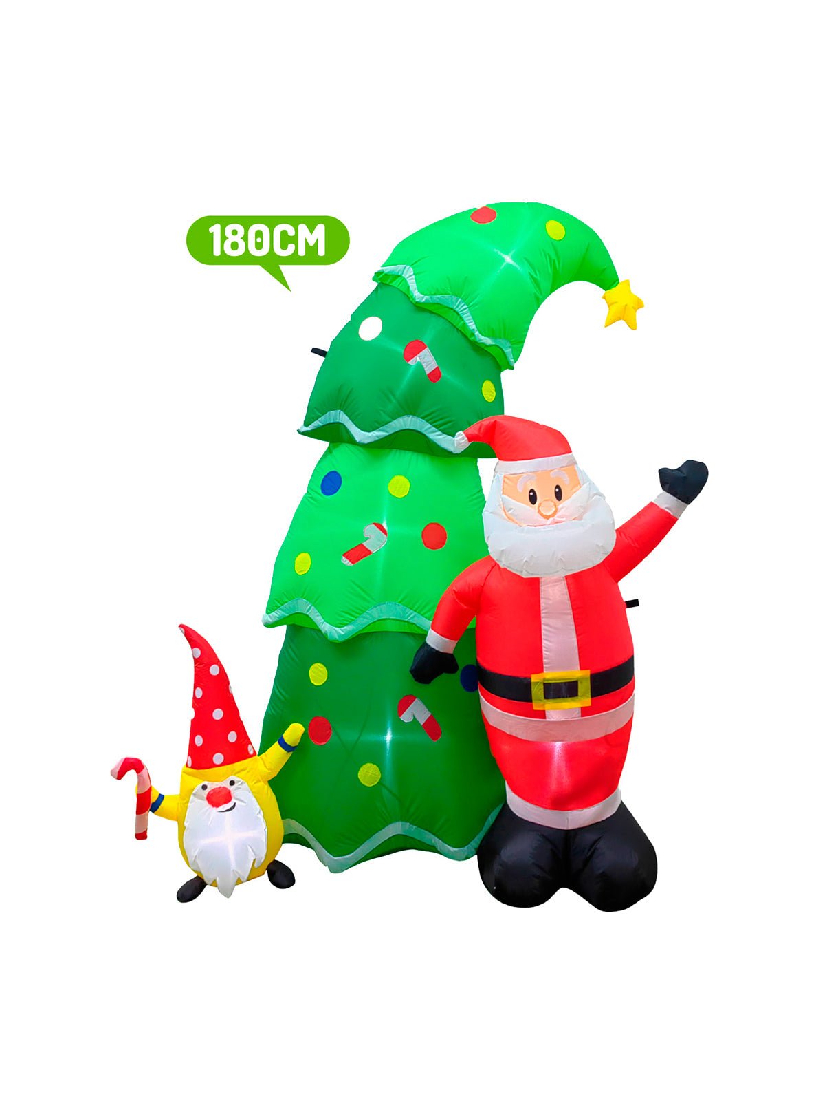 Deco Santa/Arbol Inflable Led 180Cm 180 cm por mayor en Chile