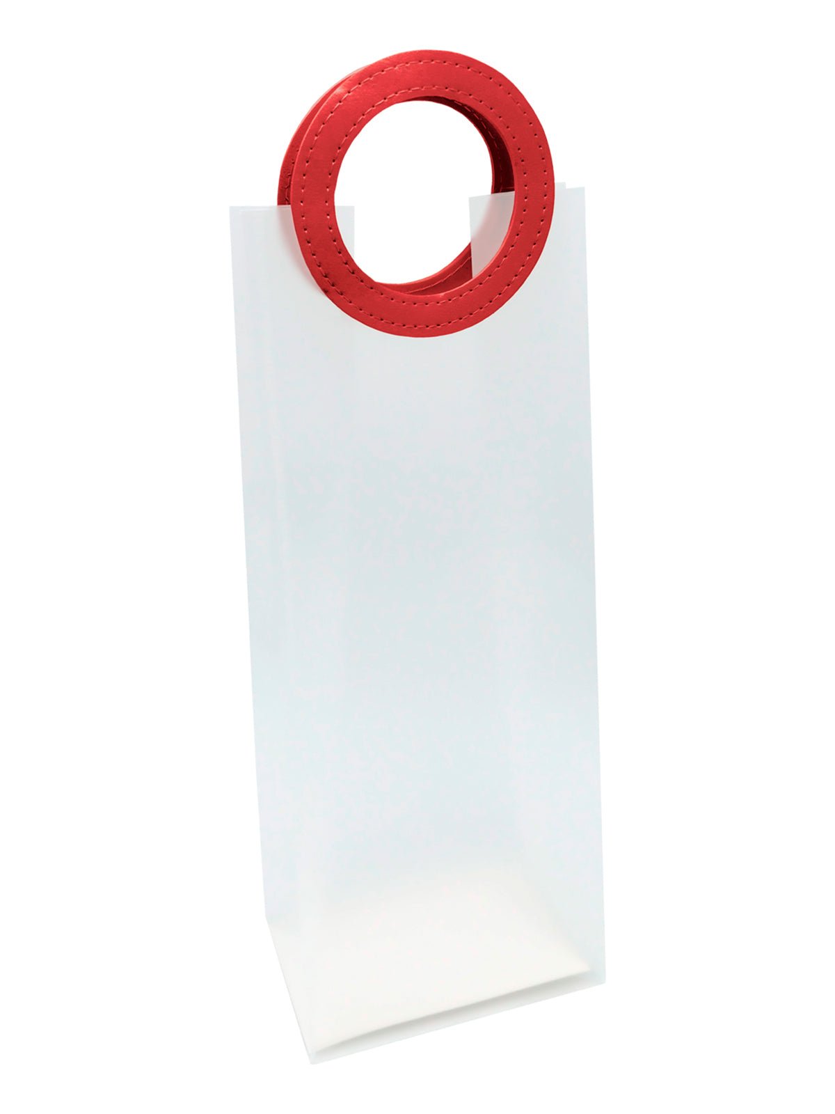 Bolsa de vino 13.5x35 mango semi transparente mayorista — imagen 4