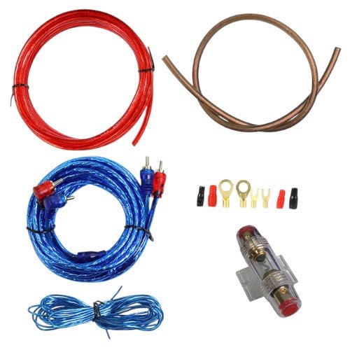 Kit cables de amplificacion para auto, modelo 4gkt. premium. - 450cm - Compras Aqui