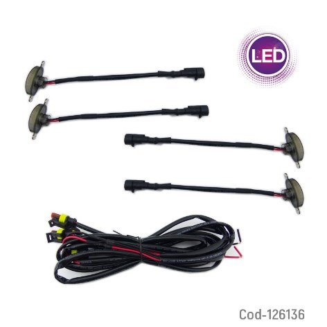 Kit De 4 Piezas De Luces, Para Frente O Parrilla De Pickup. En Caja. por mayor Electrónica por mayor