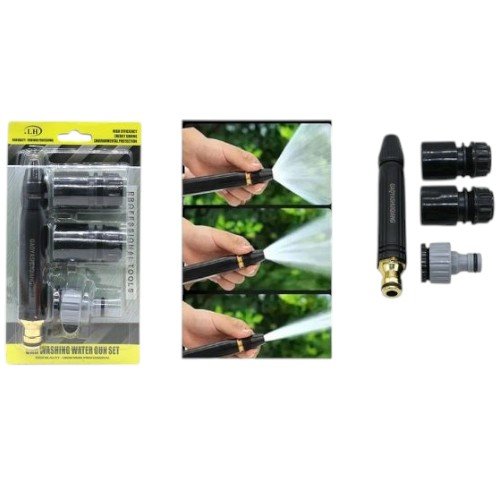 Kit de Boquilla de Alta Presión con Conectores para Manguera (4 Piezas) por mayor Jardinería por mayor