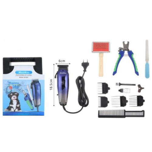 KIT DE MAQUINA DE CORTAR CABELLO Y TIJERAS PARA MASCOTAS  por mayor - Mascotas por mayor