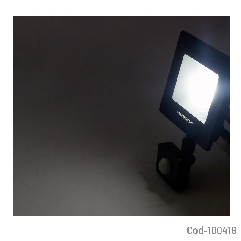 Foco led halogeno 10 watt, con sensor de movimiento, luz fria. certificado. mayorista — imagen 2