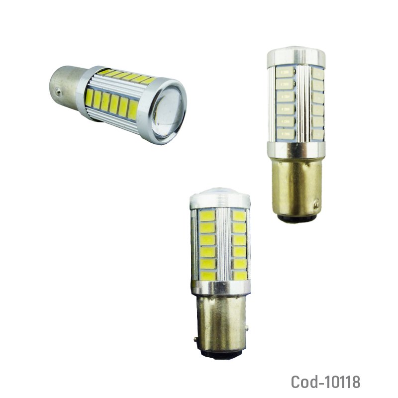 Ampolleta 33 led con canbus de 2 contactos, blanca y roja. set x 2. - pack de 10 unidades mayorista — imagen 2