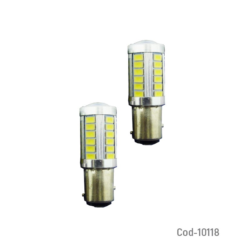 Ampolleta 33 led con canbus de 2 contactos, blanca y roja. set x 2. - pack de 10 unidades mayorista — imagen 4